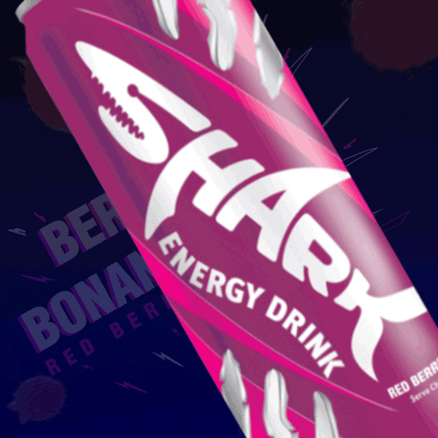 Energy Drink Berry GIF by SHARK Energy