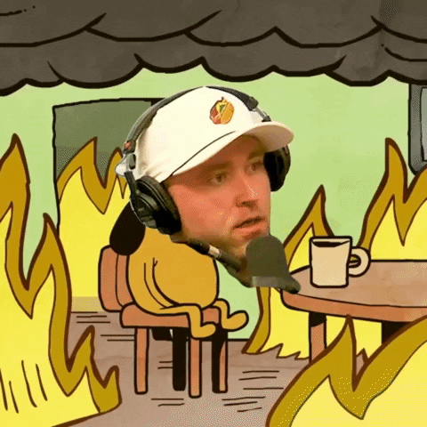 This Is Fine White Sox GIF by Barstool Sports