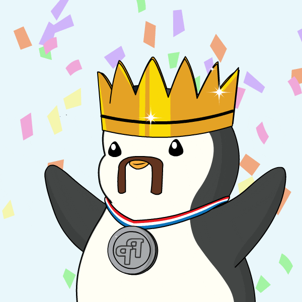 Celebrate First Place GIF by Pudgy Penguins