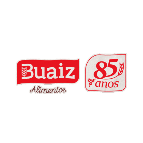 85Anosbuaiz Sticker by Buaiz Alimentos