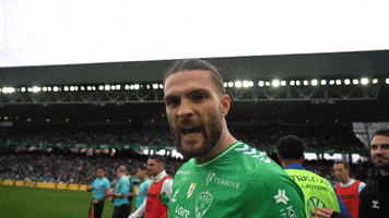 Happy Lets Go GIF by AS Saint-Étienne