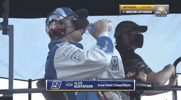Water Drink GIF by NASCAR
