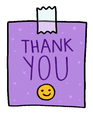 Smiley Face Thank You Sticker By Rainbow Brains For Ios & Android | Giphy