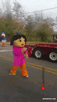 Dora The Explorer Dance Moves GIF by Partiful