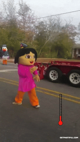 Dora The Explorer Dance Moves GIF by Partiful