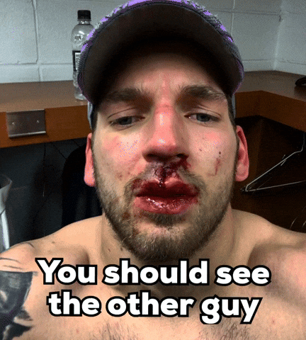 You Should See The Other Guy Hockey GIF