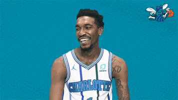 the weeknd smile GIF by Charlotte Hornets