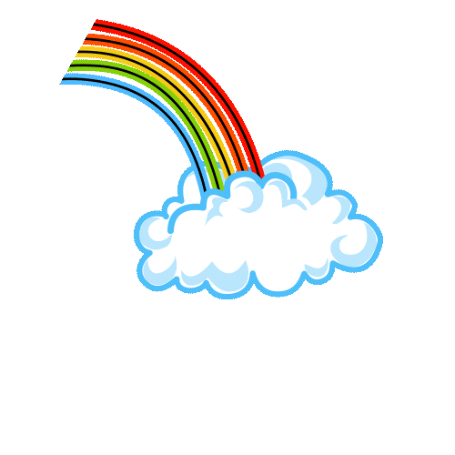 Rainbow Rain Sticker By Ribena For Ios Android Giphy