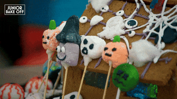 Haunted House Halloween GIF by The Great British Bake Off
