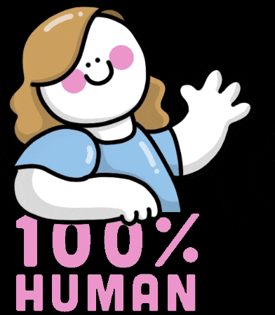 Human Made Hello GIF by Lisa Vertudaches