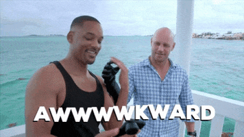 awkward will smith GIF by Will Smith's Bucket List
