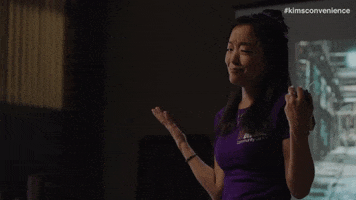 Cant Touch This Andrea Bang GIF by Kim's Convenience