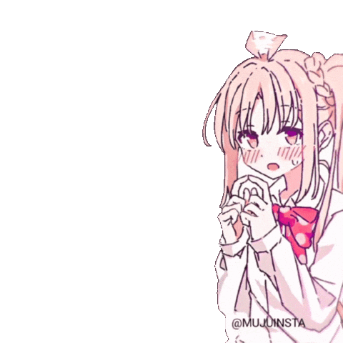 Cute Anime Girl Sticker