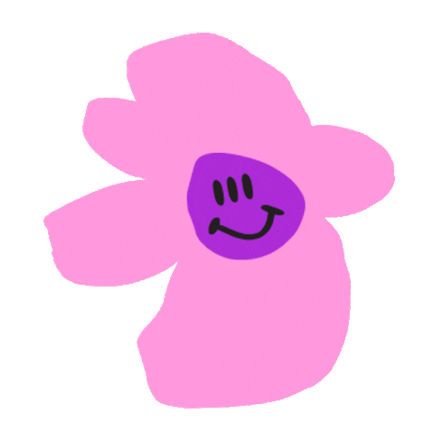 Flower Smile Sticker by Halcyon Nights