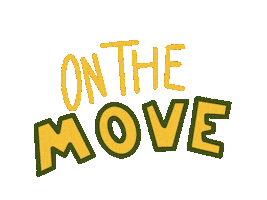 Moving On The Move Sticker