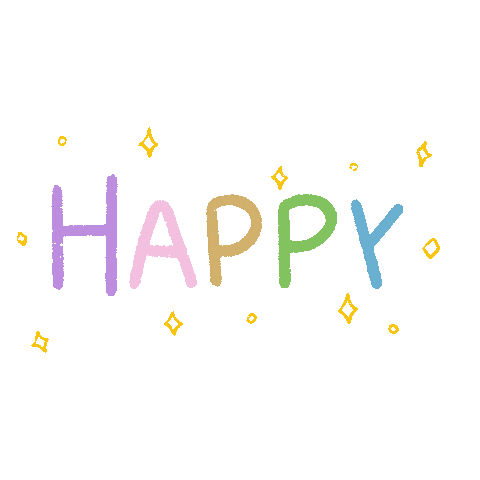 Happy Sticker