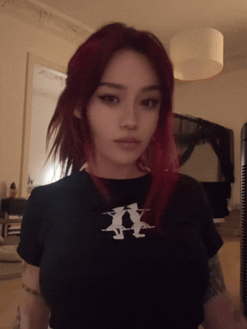 Cute Girl Twitch GIF