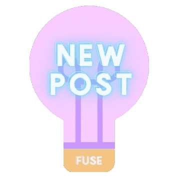 New Post Sticker by Fuse Neon