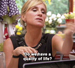 real housewives drinking GIF
