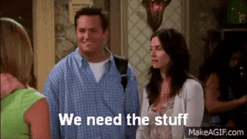 Friends Monica GIF