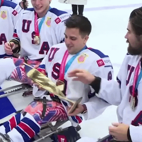 Gold Medal Winner GIF by USA Hockey