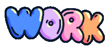 Rainbow Working Sticker
