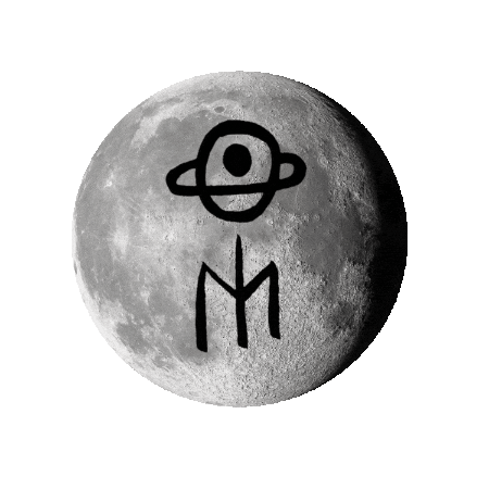 Fullmoon Sticker by WooMooNIbiza