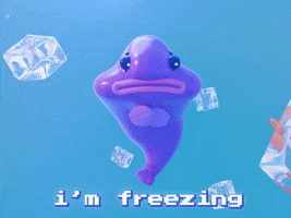 Ocean Freezing GIF by GIPHY Studios 2023