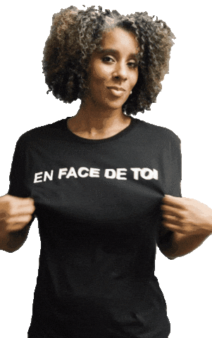 T-Shirt Sticker by En face de toi