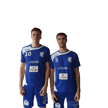 Handball Bluewhitedynamite Sticker by Handbalclub Izegem