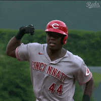 Flexing The Punisher GIF by Cincinnati Reds