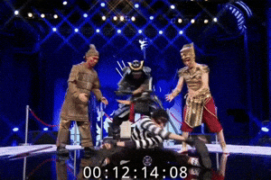 Flexing Got Talent GIF