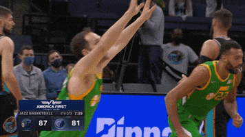 Bojan Bogdanovic Arms Up GIF by Utah Jazz