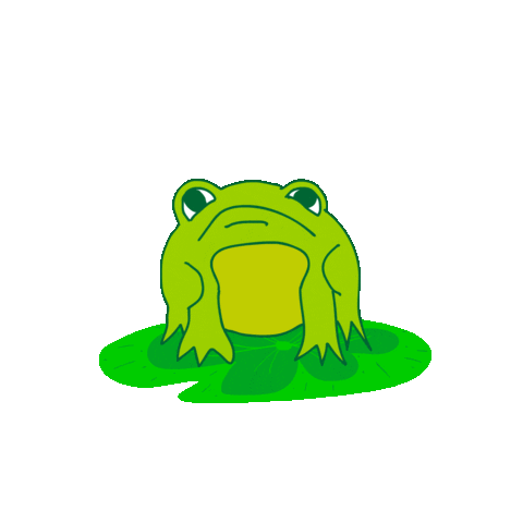 Jump Frog Sticker