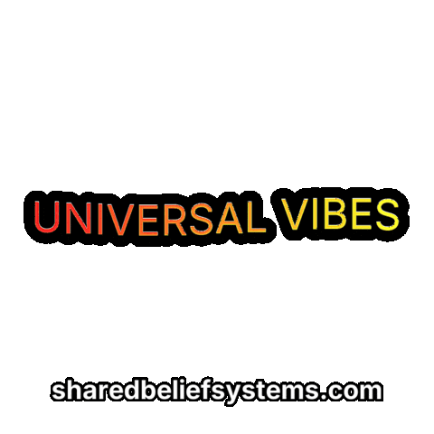 Good Vibes Love Sticker by Shared Belief Systems