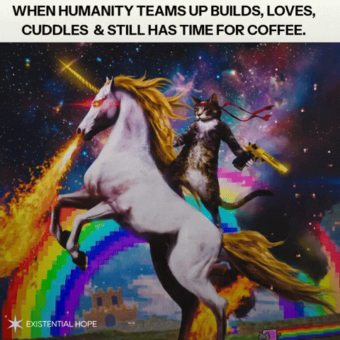 Humanity Pixel Arts GIF by Foresight Existential Hope