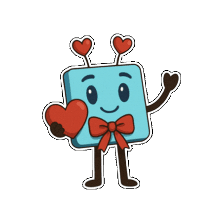 Glass Hearts Sticker by Vitro