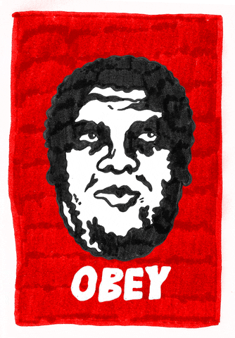 Obey Street Art GIF by Russell Taysom