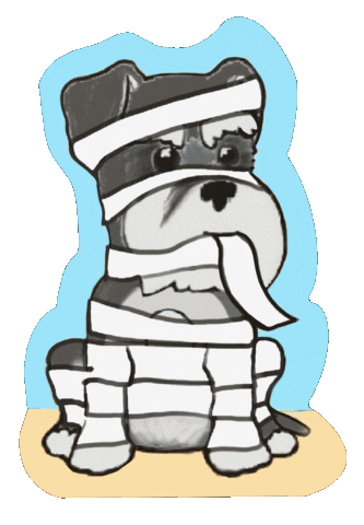 Halloween Mummy Sticker