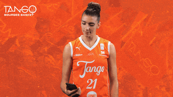 Basketball Phone GIF by Tango Bourges Basket