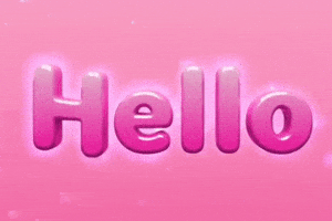 Animation Text Hello GIF