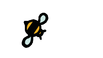Bee Sticker by Flouer