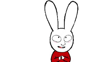 I Love You Bunny Sticker by Simon Super Rabbit
