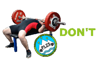 Powerlifting zveza Slovenije (PLZS) - Slovenian Powerlifting Federation Sticker