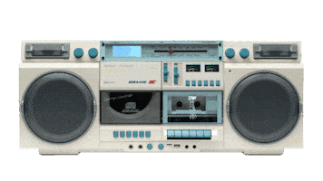 Boombox Sticker