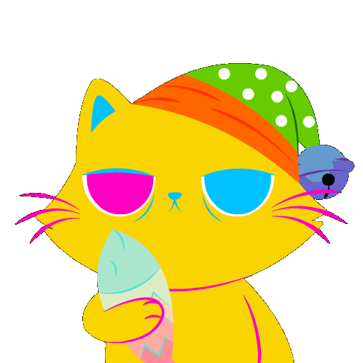 Good Night Cats Sticker