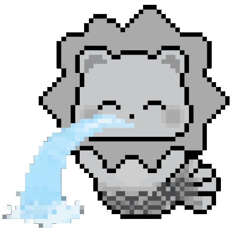 Pixel Sun Sticker