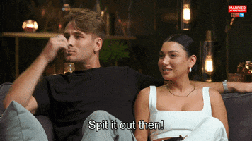Tell Me Reaction GIF by Married At First Sight
