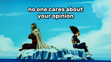 No One Cares Piccolo GIF