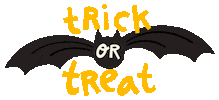 Trick Or Treat Halloween Sticker by ohdoodledoo